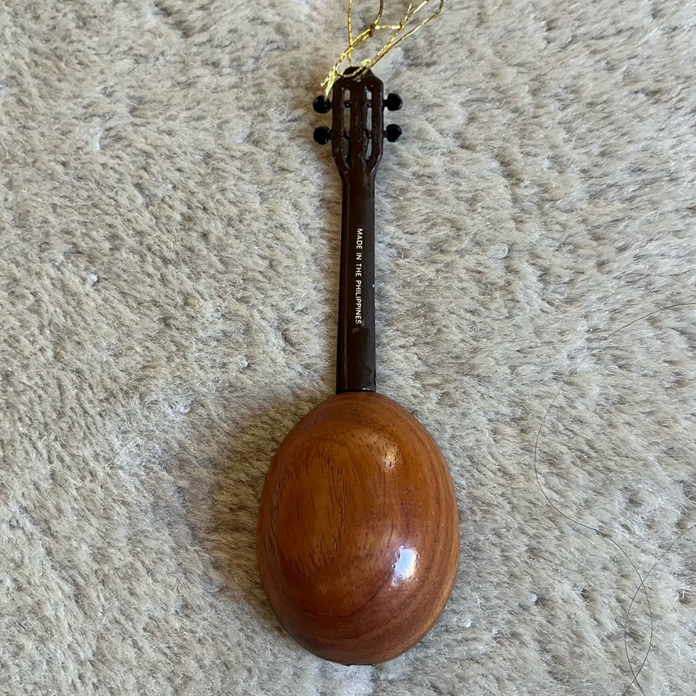 2 Vintage Wood Instrument Ornaments - Picture 11 of 13